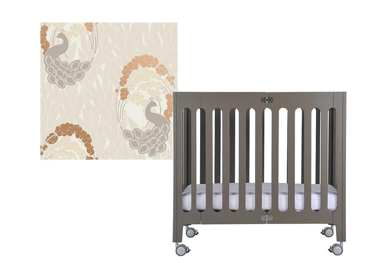 the best wallpaper + crib combos for your nursery