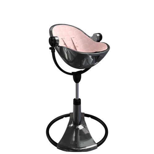 titanium / blush cotton seat pods | variant=titanium / blush cotton seat pods, view=newborn